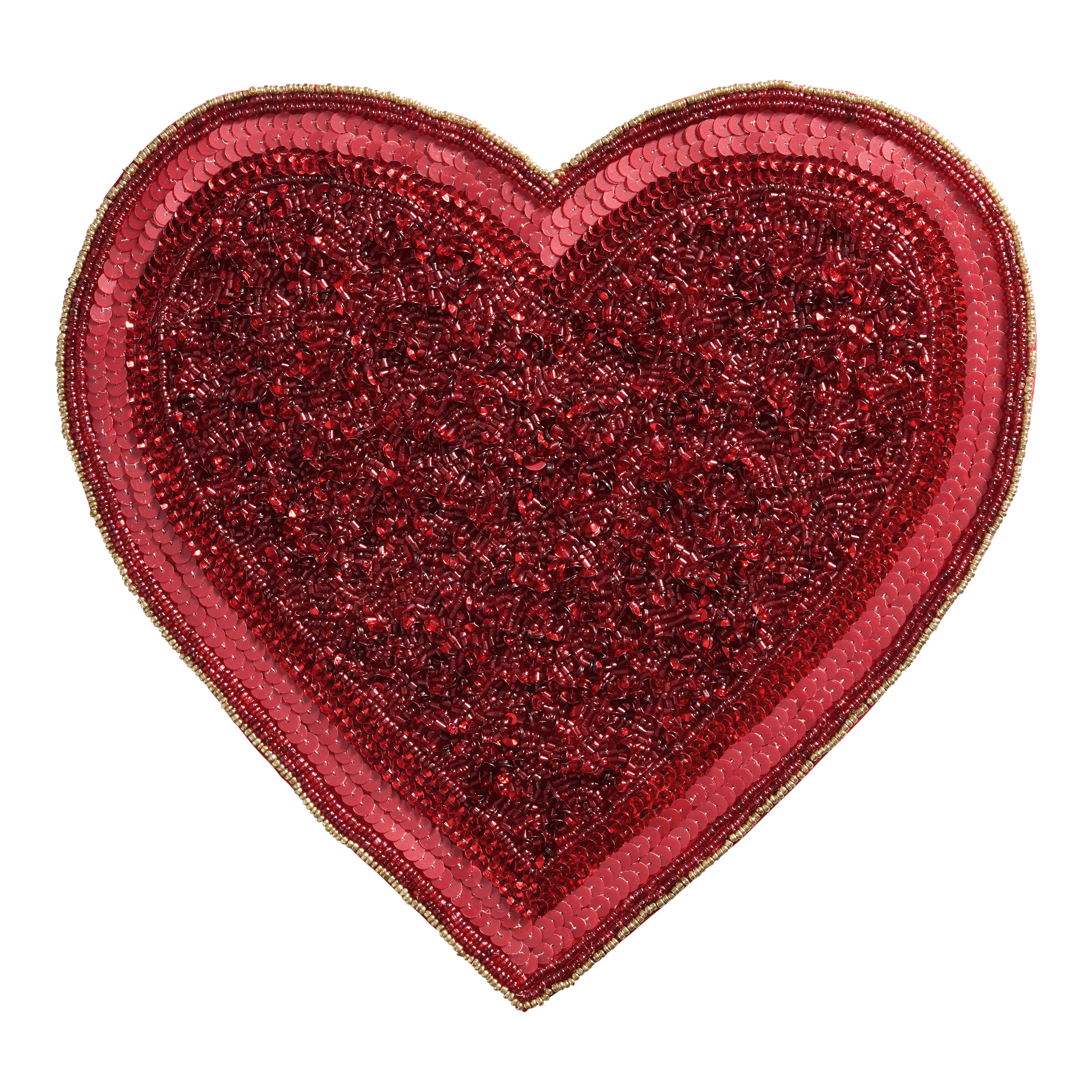 Red Heart Figural Beaded Placemat | World Market