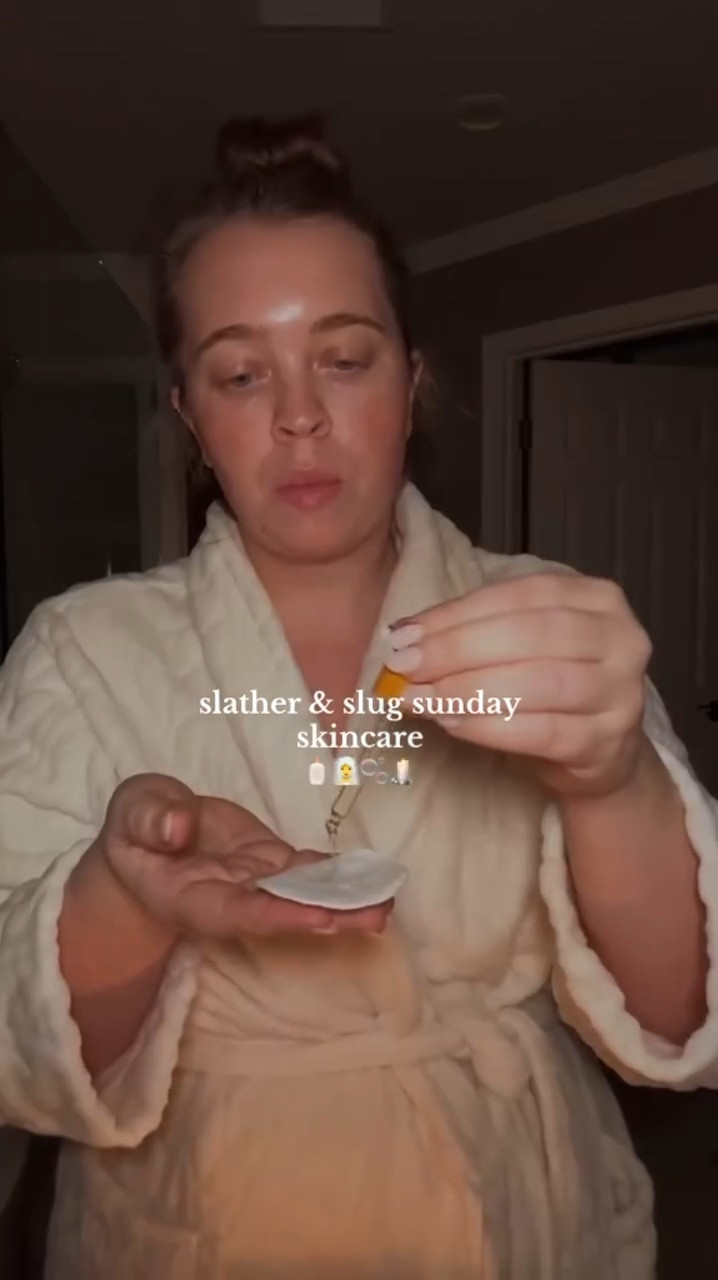 Sunday Slather & Slug - once a week skincare routine for hydration! 

#LTKFindsUnder100 #LTKFindsUnder50 #LTKBeauty