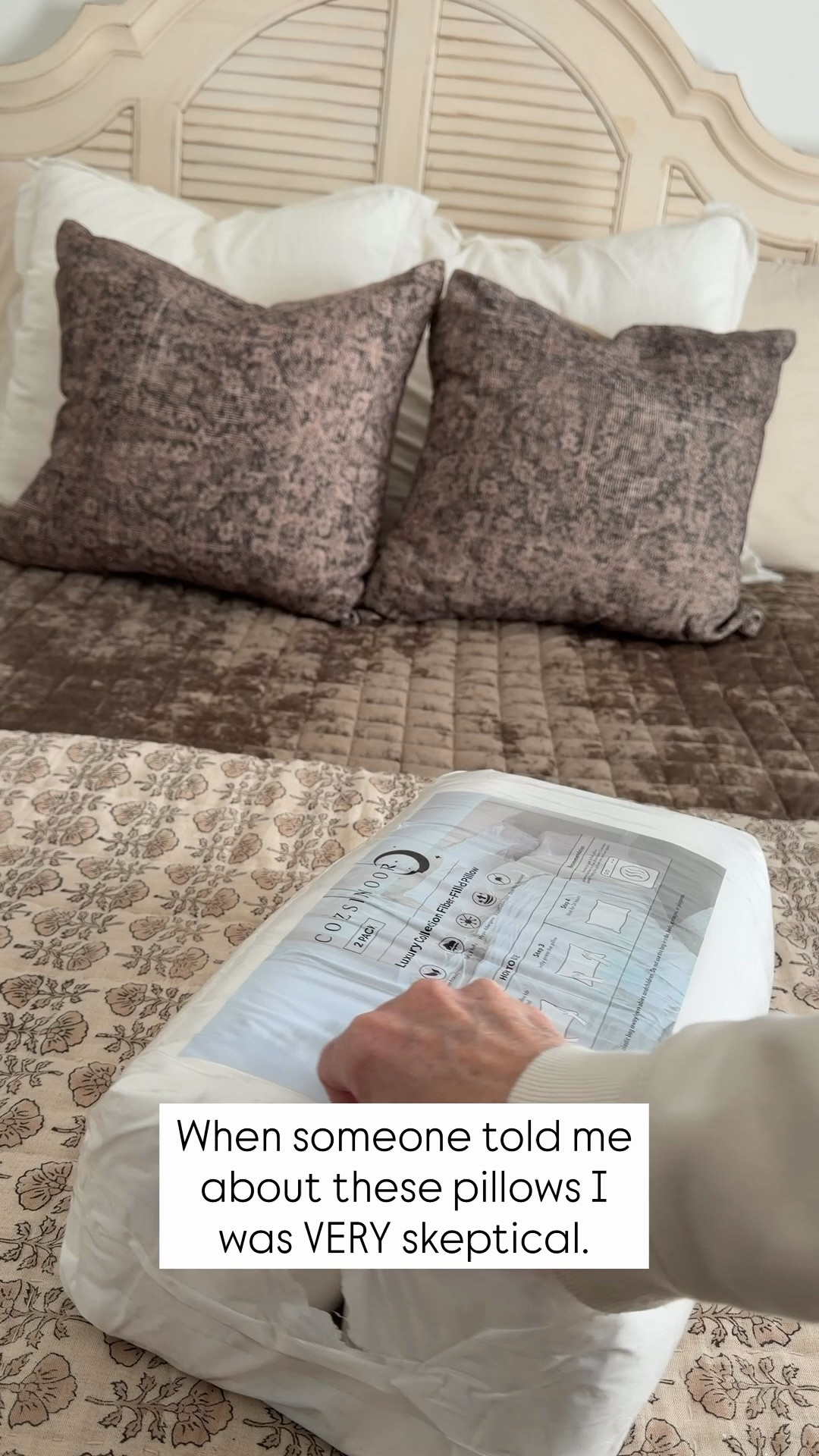 Seriously one of the best finds. This set of pillows is under $36.00. I suffer with severe neck pain so when a friend told me about these I was very skeptical. My current pillow was over $100.00. There was no way that a cheap pillow was going to compare. It was time for me to get a new pillow, so I decided to at least give these a try. You know I am always honest about what I post. We have slept on these pillows for 7 nights now and I am sold. They are really great and I have not woke up with a stiff neck or pain. Give them a try! 