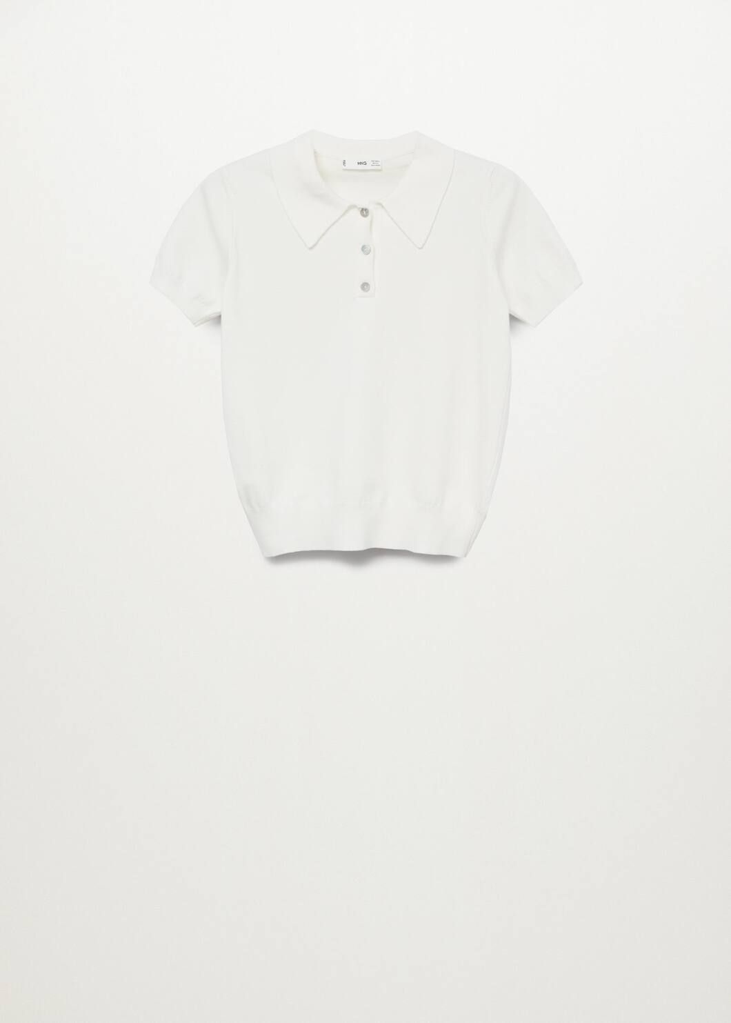 Button-down collar polo shirt | MANGO (US)