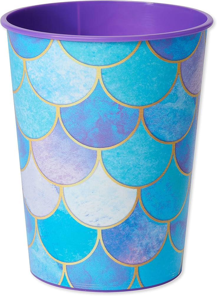 American Greetings Mermaid Party Supplies, Reusable Party Cups (16 oz, 8-Count) | Amazon (US)
