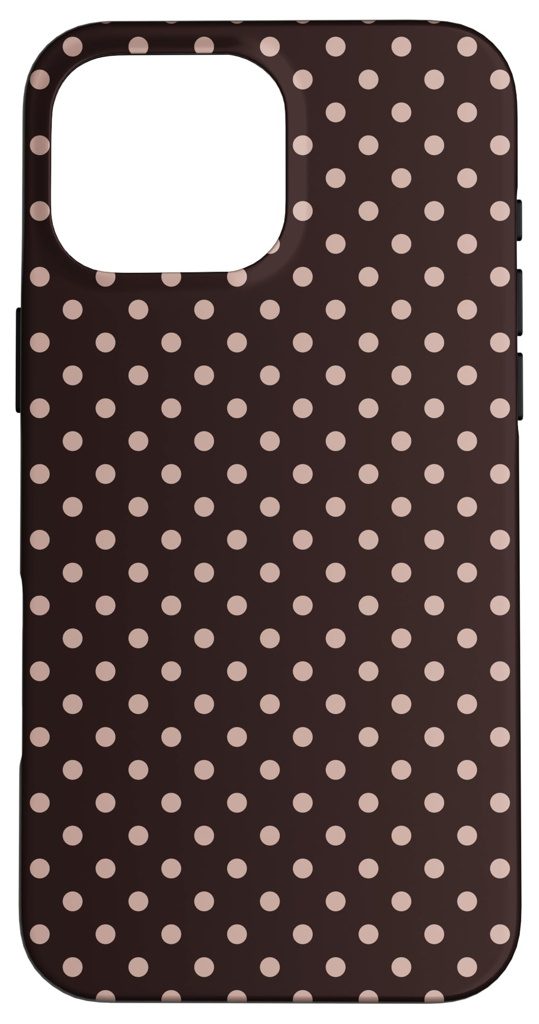 iPhone 16 Pro Max Classic Polka dots Pattern, Brown, Boho Polka Dot Case | Amazon (US)