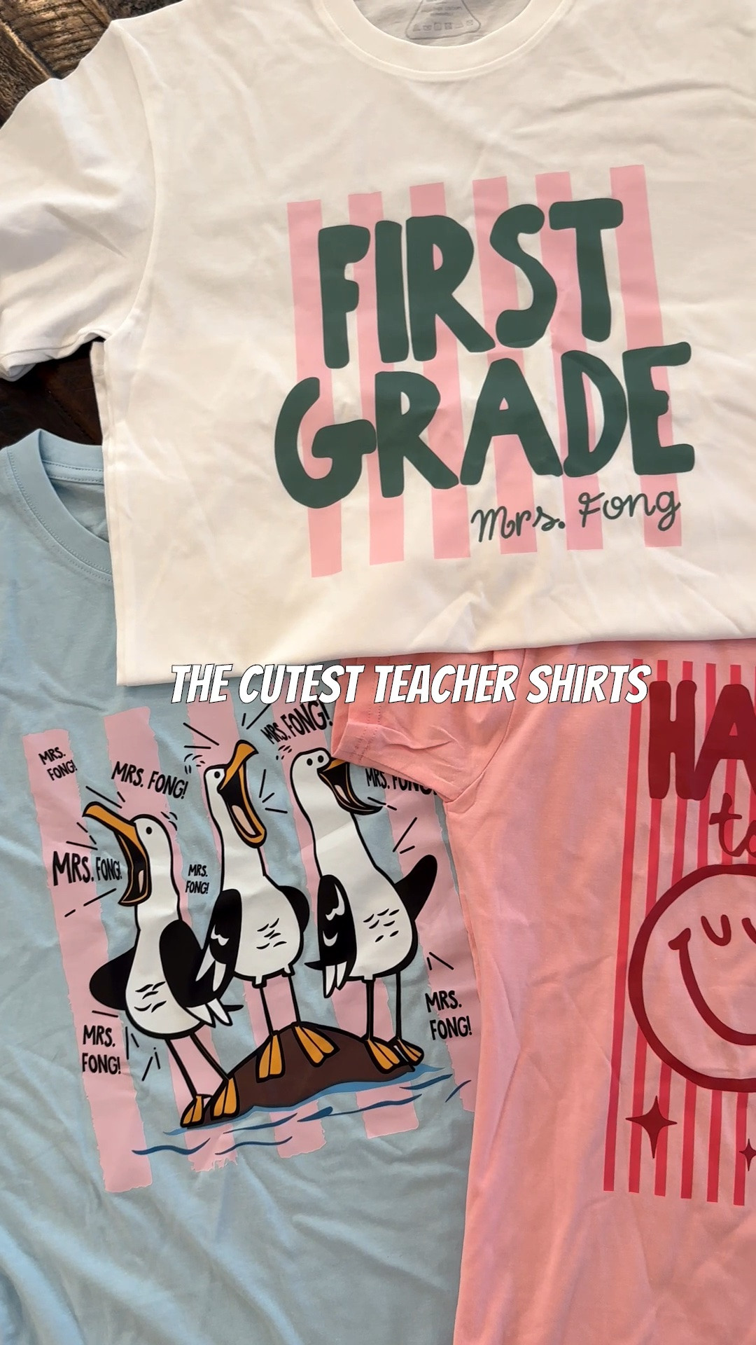 The cutest teacher shirts! They are customizable and come in many different colors and grade levels.

#LTKgrwm #LTKootd