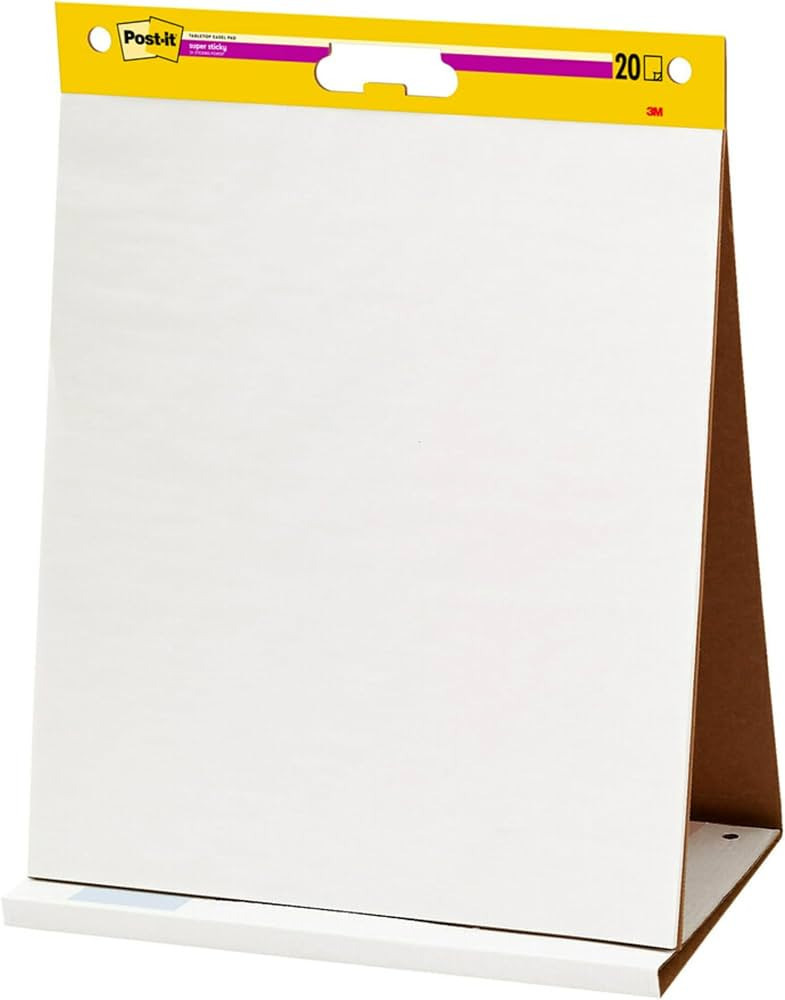 Post-it Meeting Chart, 20 x 23 in, White, Lined, 1 Pad, 20 Sheets/Pad | Amazon (US)