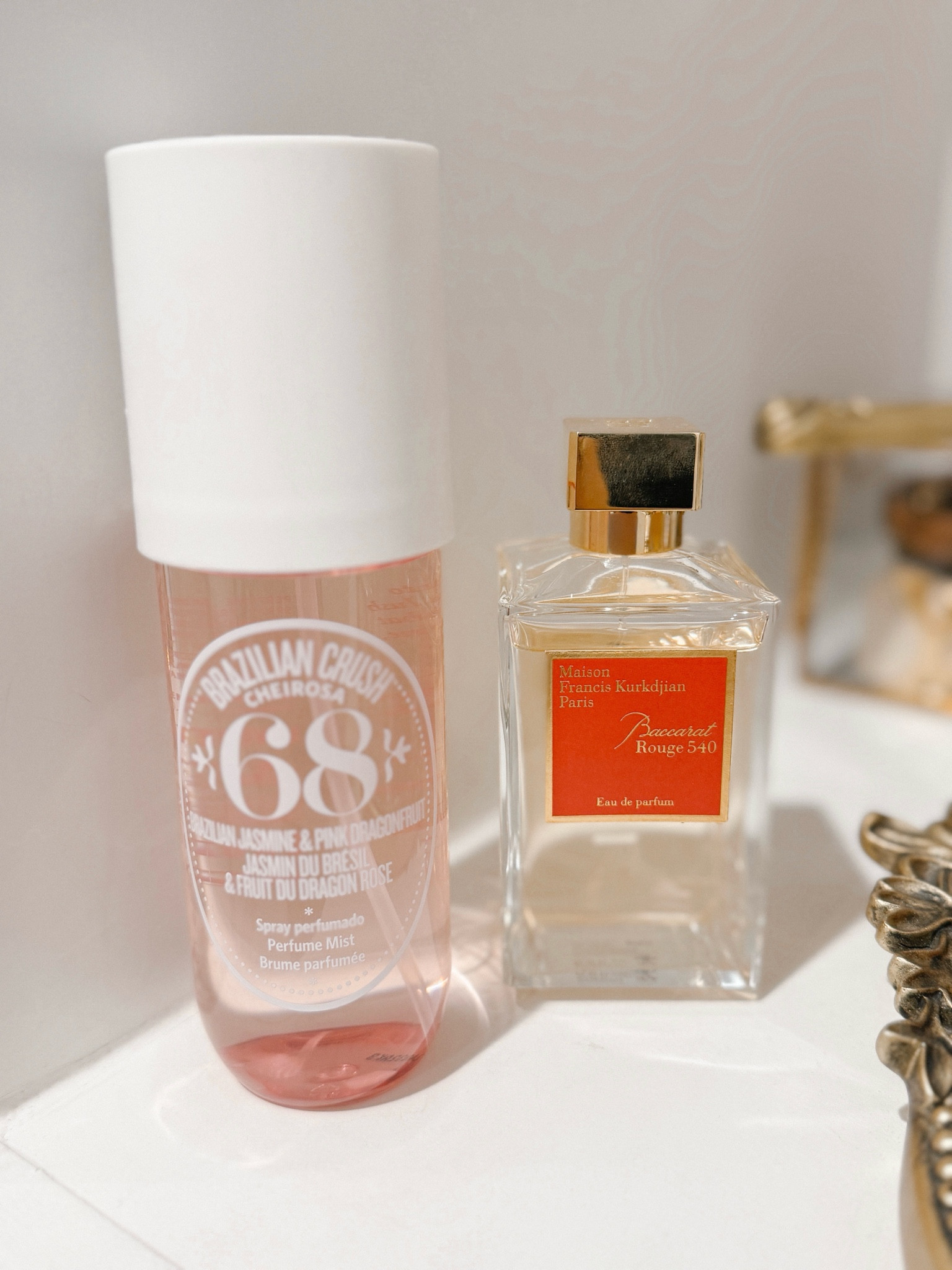 Perfume combo of the day ✨ 

I've purchased the Sol de Janeiro mist twice because I love using it with other scents, as a hair mist, or before sleep! 

The BR540, my top perfume, has been bought three times - it's my absolute favorite! 

I love all of my perfumes, I'm a sucker for a good scent! 😍✨

#LTKBeauty #LTKTravel #LTKU