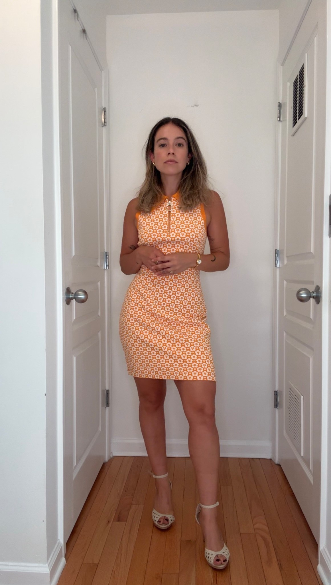 Sarah Wasilak’s outfit from Dinner for Shoes episode 79, Shoe Therapy: Your Energy Is Expensive

Dress: & Other Stories
Shoes: Nina
Watch: Vintage Gucci
Earrings & ring set: Astrid & Miyu

#LTKShoeCrush #LTKStyleTip #LTKPetite