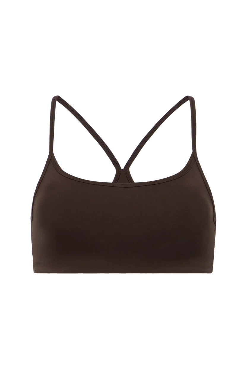 Motion Racer Sports Bra | Espresso | nuuds