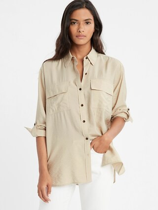 Petite Utility Shirt | Banana Republic Factory