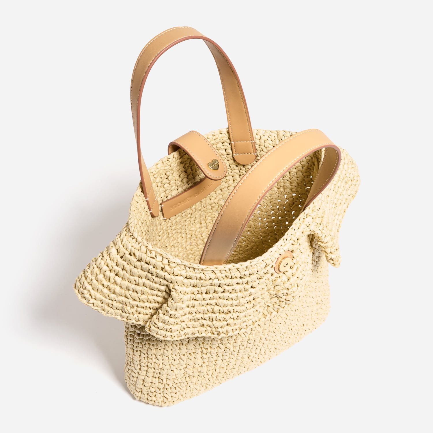 Woven Ruffle Tote | Stoney Clover Lane | Stoney Clover Lane