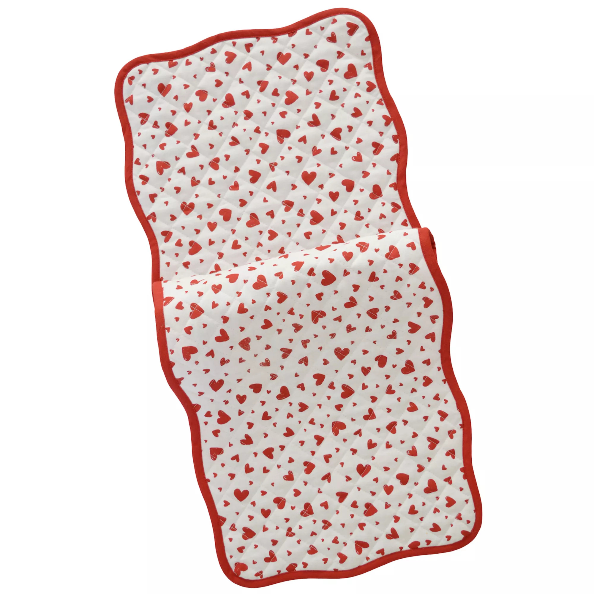Celebrate Together™ Valentine's Day Quilted Wavy Edge Heart Table Runner | Kohl's