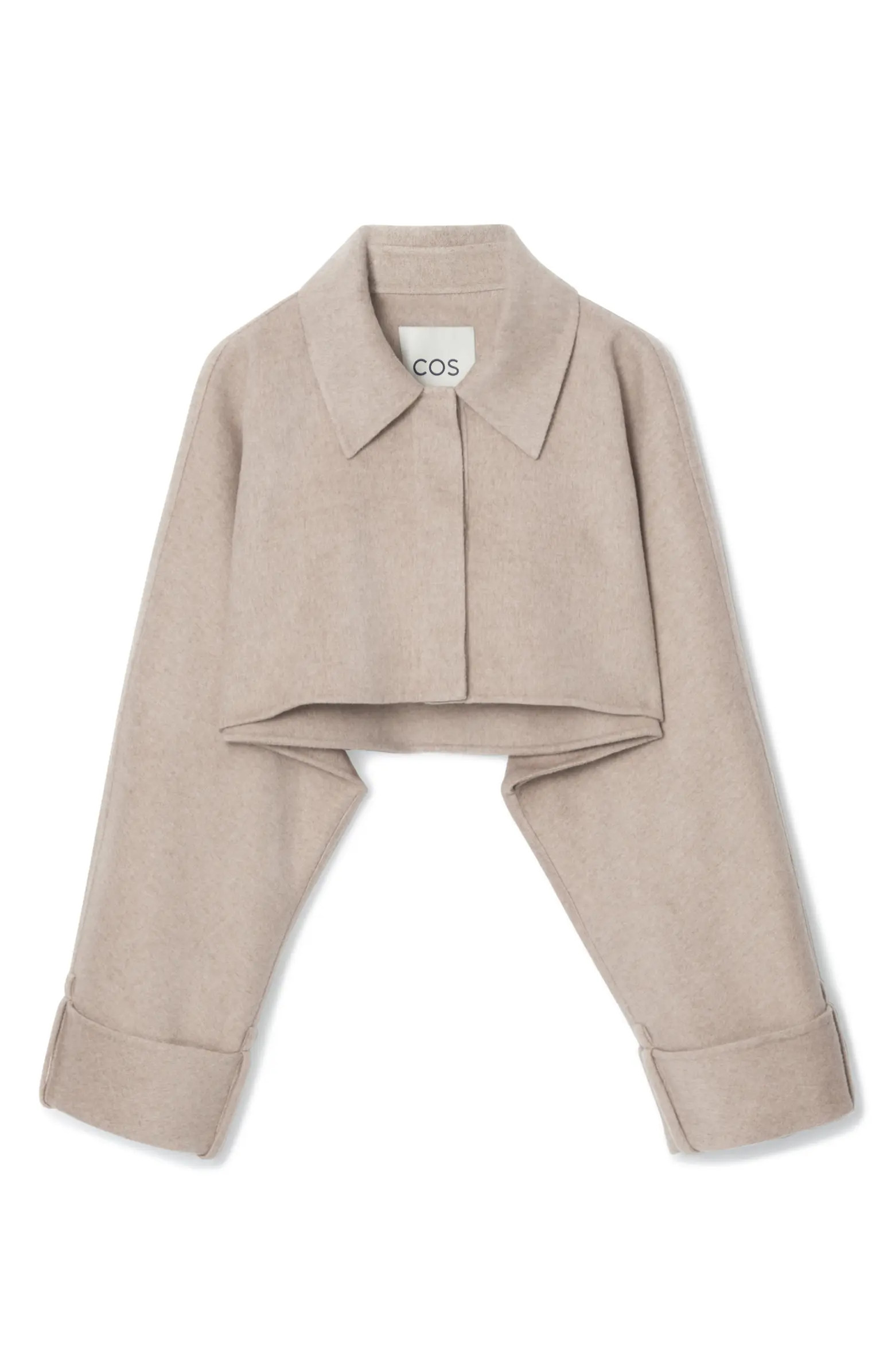COS Wool Blend Crop Jacket | Nordstrom | Nordstrom