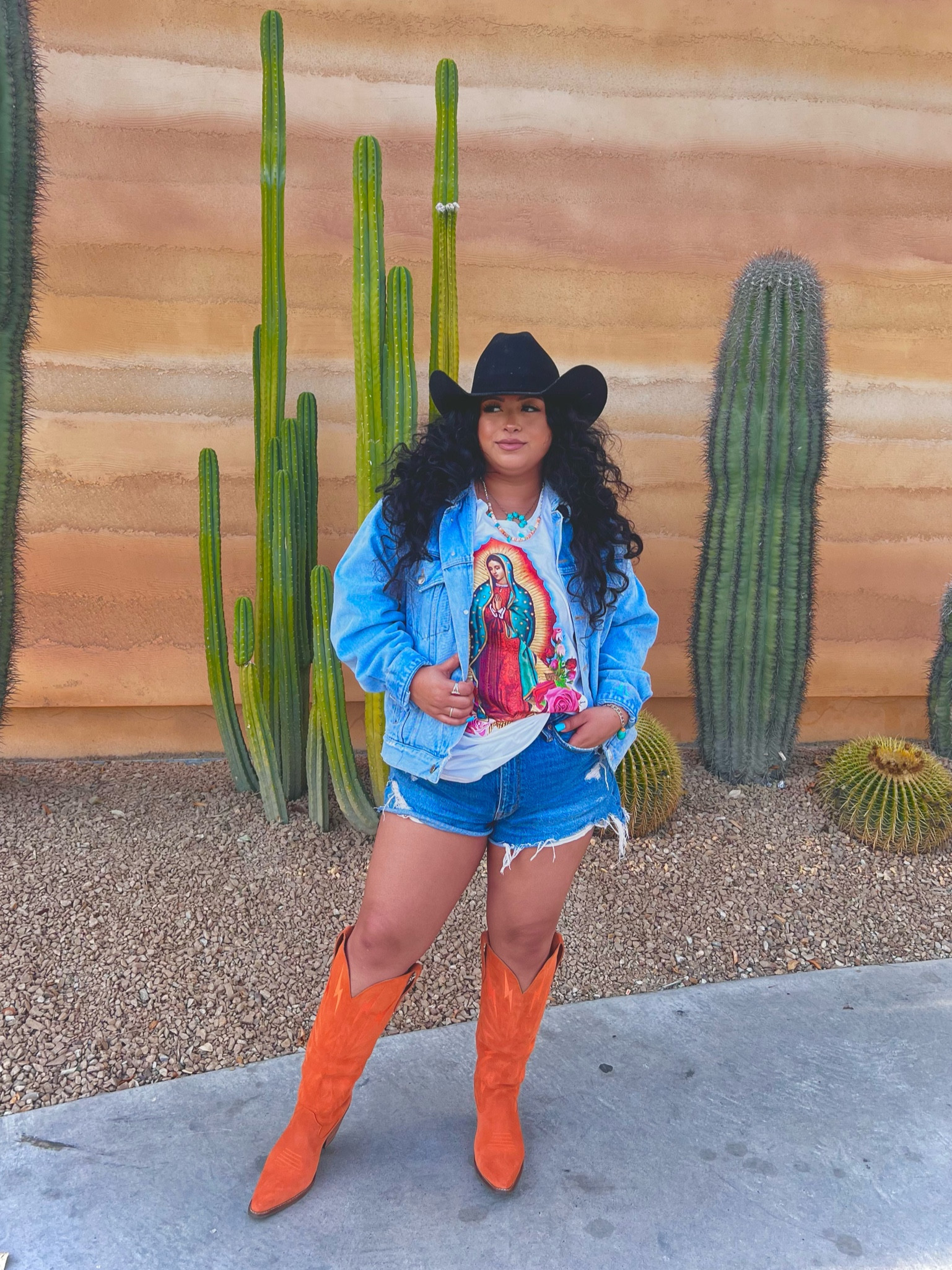 Guadalupana but make it western