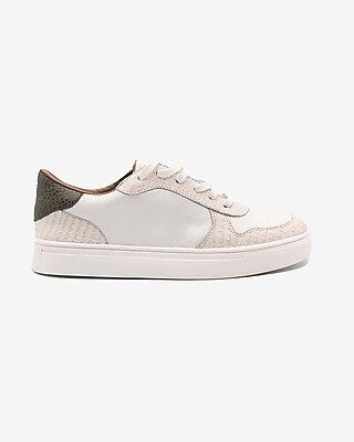 Kaanas Baru Contrast Leather Lace-up Sneaker | Express