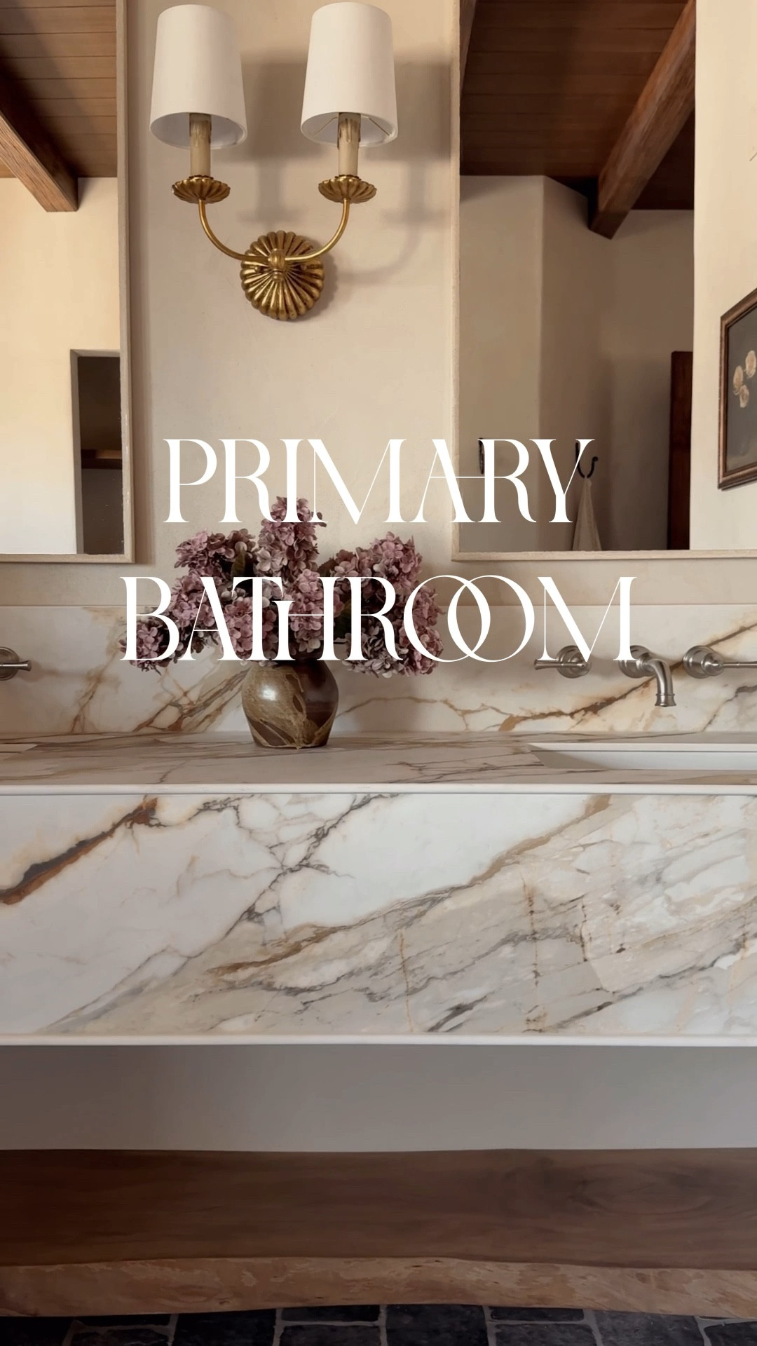 Shop our “rustic luxury” primary bathroom 

#LTKHome #LTKSaleAlert