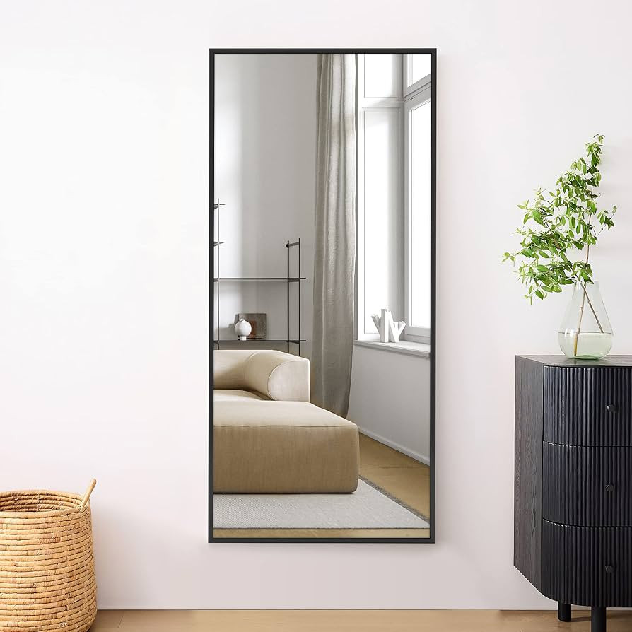 MIRUO Full Length Mirror Decor Wall Mounted / Floor Mirror Dressing Mirror Make Up Mirror Bathroo... | Amazon (US)