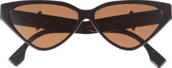 FF Diamonds 57mm Cat Eye Sunglasses | Nordstrom