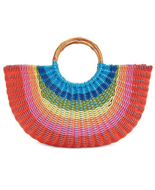 INC International Concepts I.N.C. Rainbow Fan Tote, Created for Macy's & Reviews - Handbags & Acc... | Macys (US)