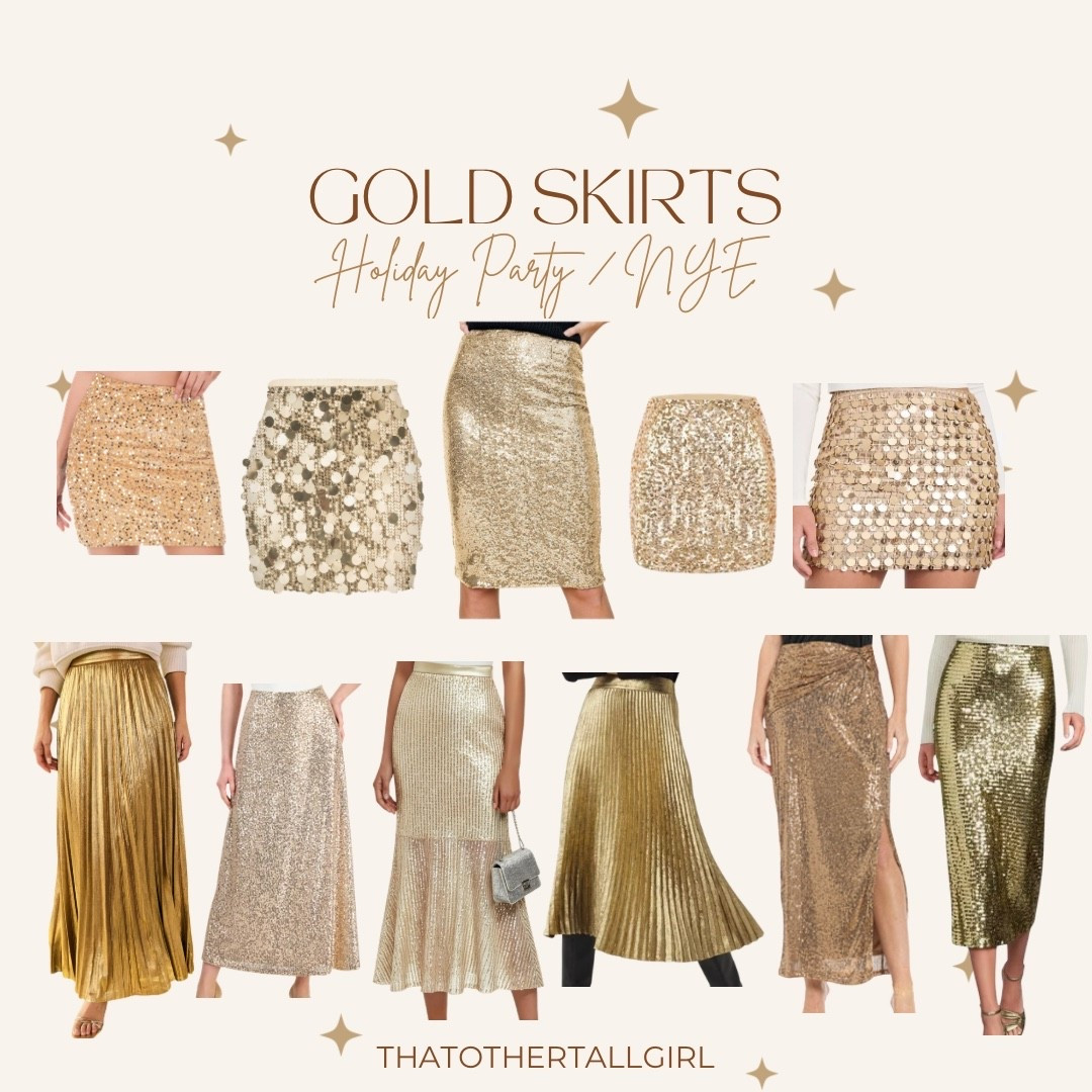Good skirts for holiday parties or NYE 

#LTKMidsize #LTKHoliday