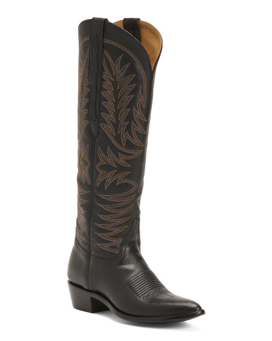 Leather Sorrell Tall Western Boots | TJ Maxx