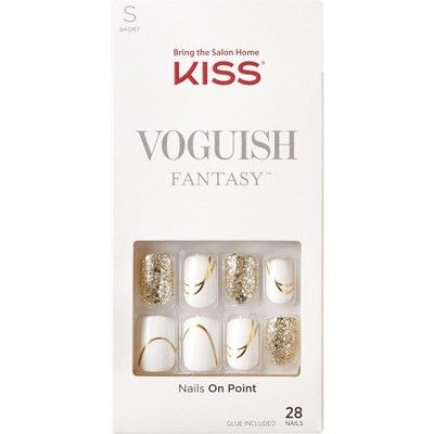 KISS Products Voguish Fantasy Fake Nails - Glam and Glow - 31ct | Target