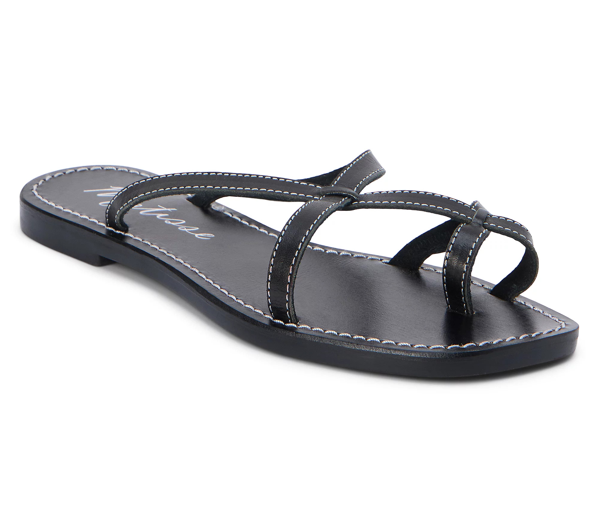 Matisse Melborne Leather Flat Sandal | QVC