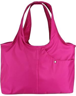 ZOOEASS Women Fashion Large Tote Shoulder Handbag Waterproof Tote Bag Multi-function Nylon Travel... | Amazon (US)