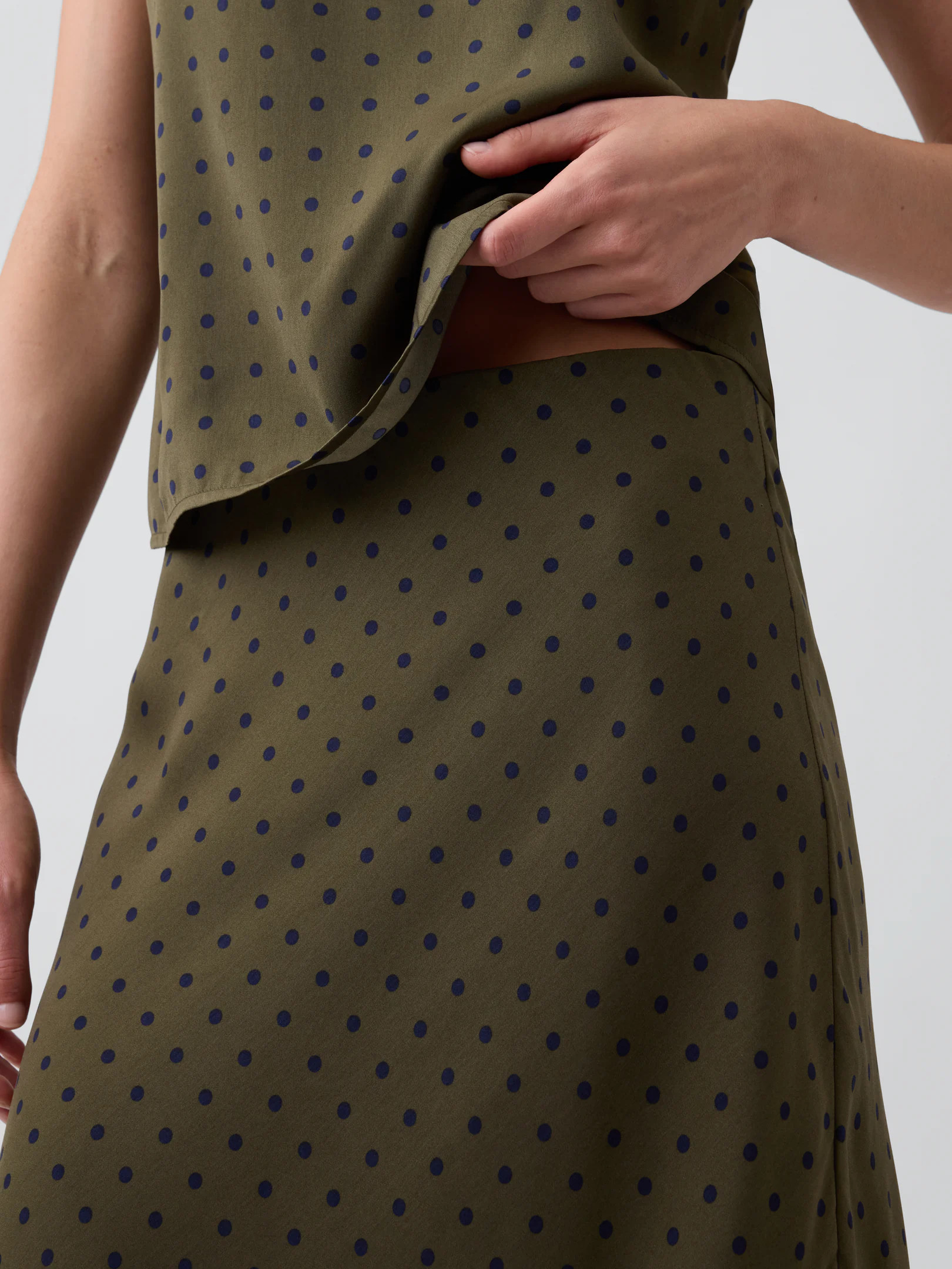 Satin Pull-On Maxi Skirt | Gap Factory