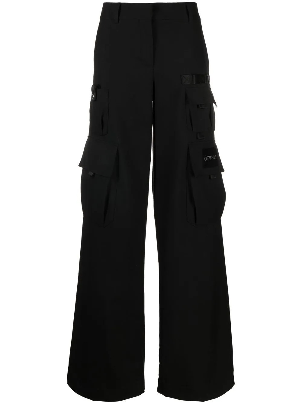 Off-White wide-leg Cargo Pants - Farfetch | Farfetch Global
