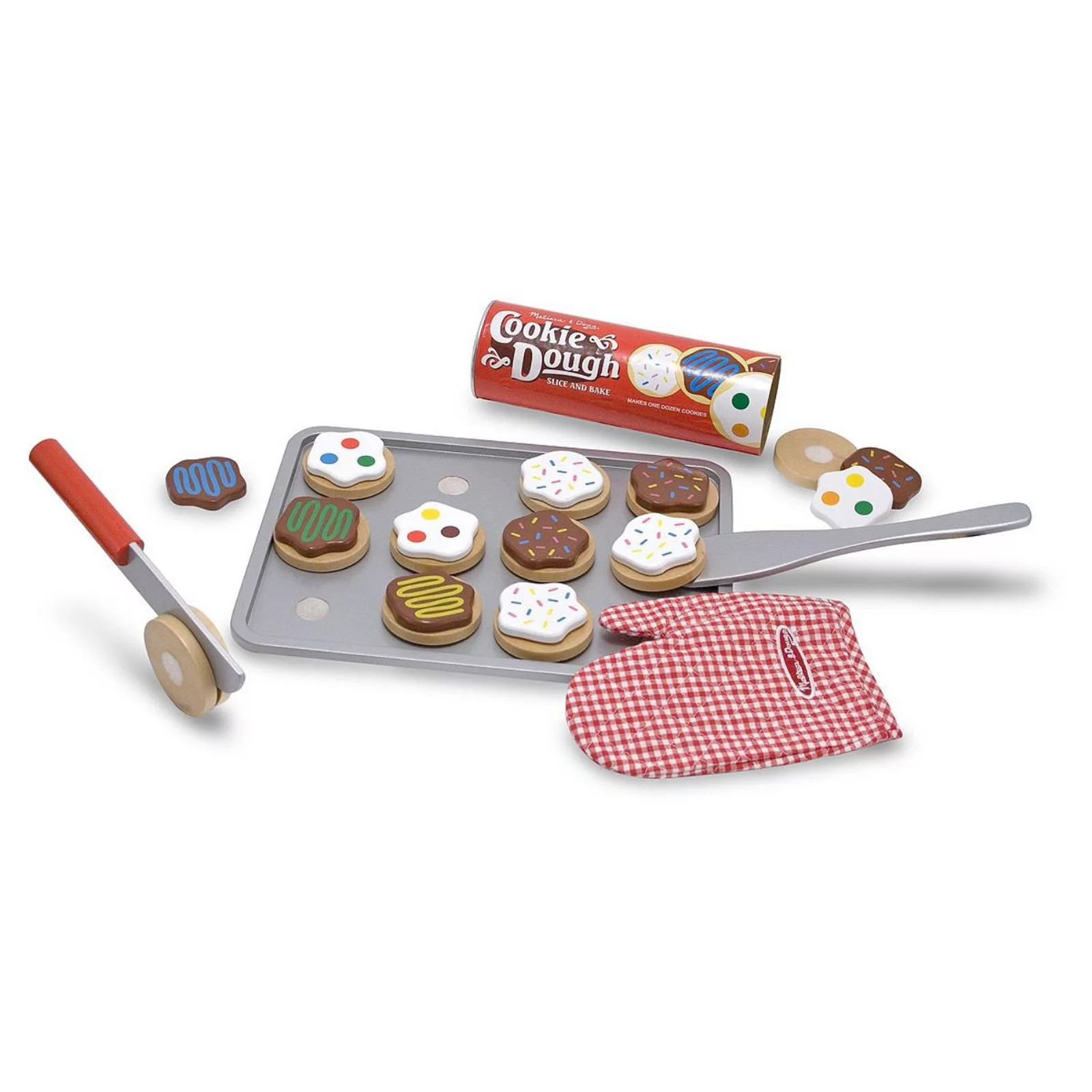 Melissa & Doug Wooden Slice & Bake Cookie Set, Multicolor | Kohl's