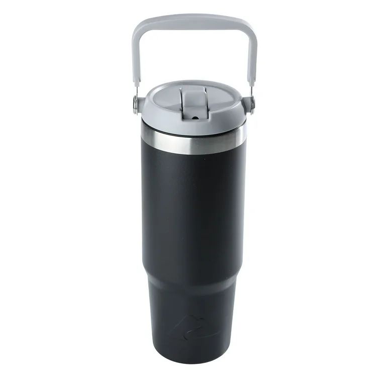 Ozark Trail 30 oz Insulated Stainless Steel Tumbler with Swivel Handle - Black | Walmart (US)