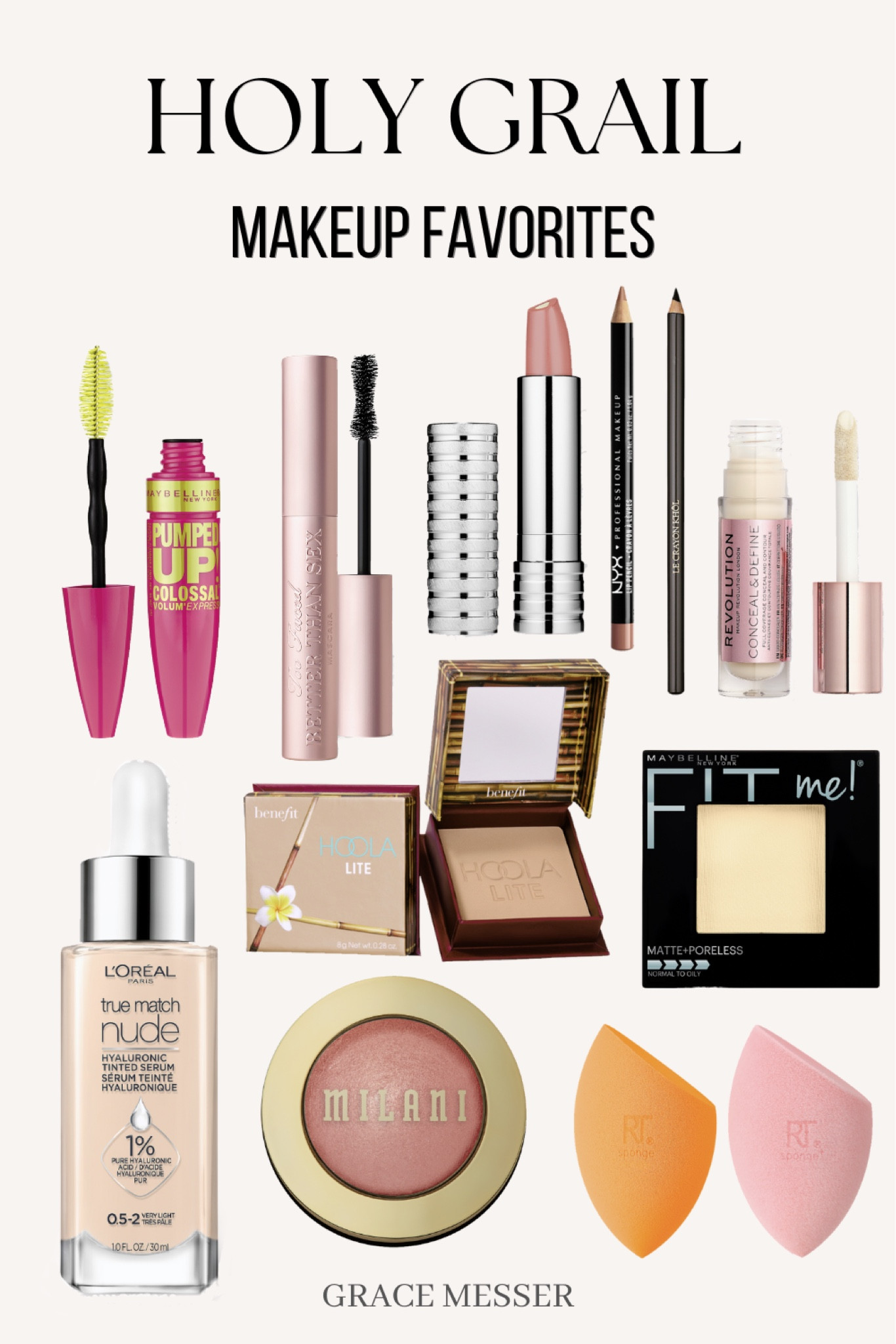 These makeup products are some of my all time favorites! I have normal-dry sensitive skin. *I use the Better Than Sex Mascara on my top lashes only, I find it transfers if I use on my bottom lashes. Then I use Maybelline Pump Up Colossal Mascara on my bottom lashes!
#holygrailproducts #beautyfavorites #makeupfavorites

#LTKfindsunder50 #LTKbeauty #LTKGiftGuide