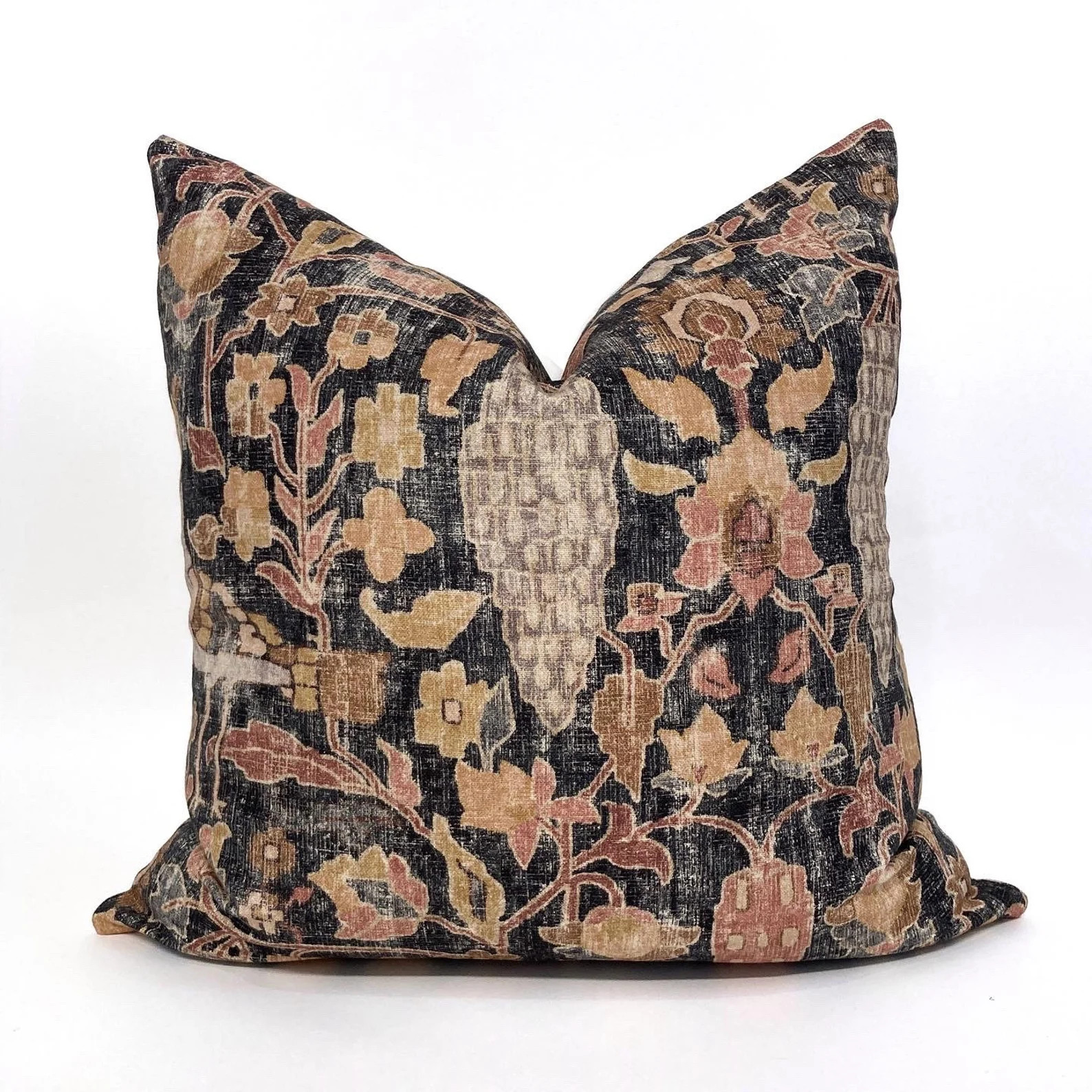 Earth Tones Botanical Pillow Cover | Etsy | Etsy (US)