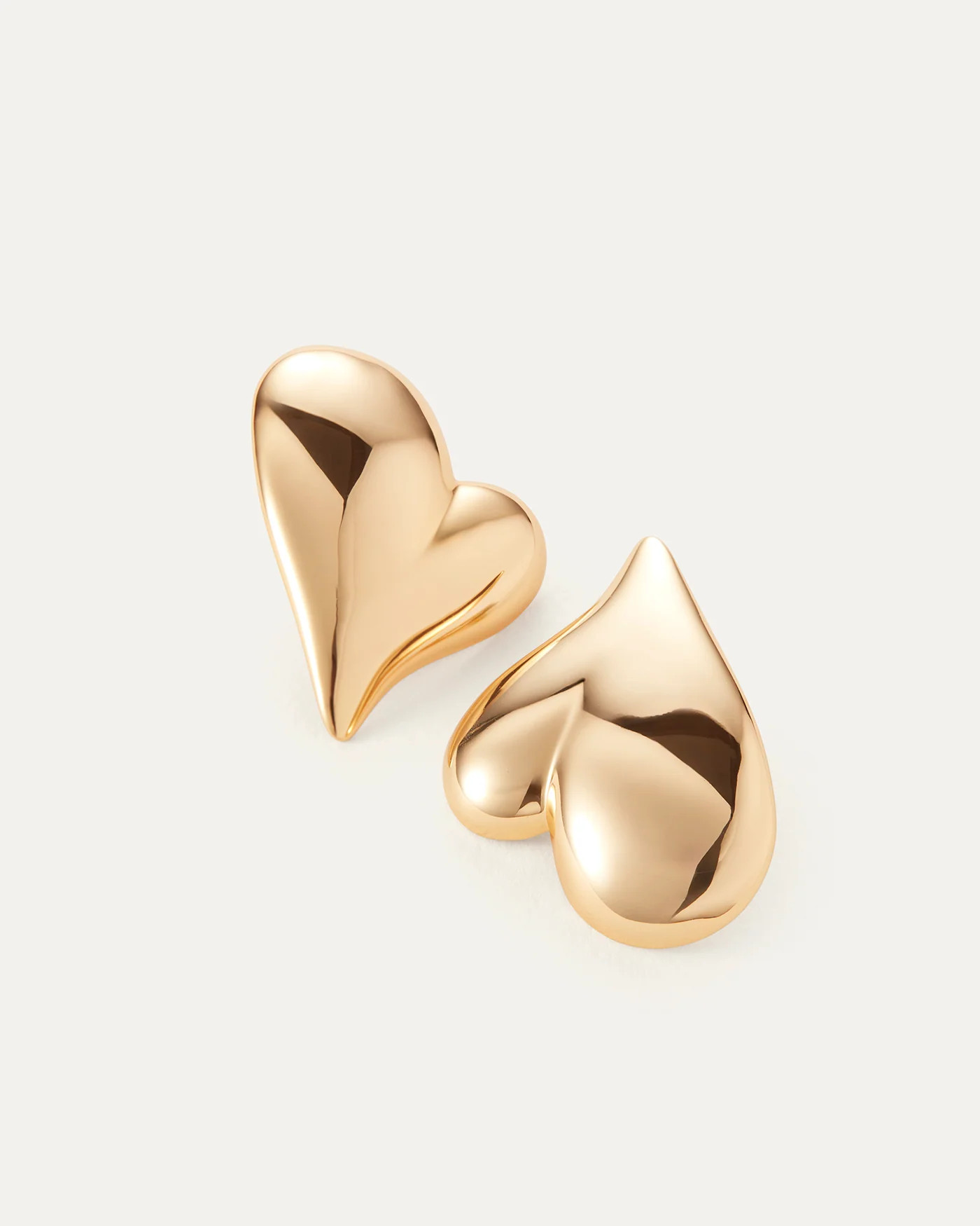Art Heart Button Earrings | Jenny Bird (US)