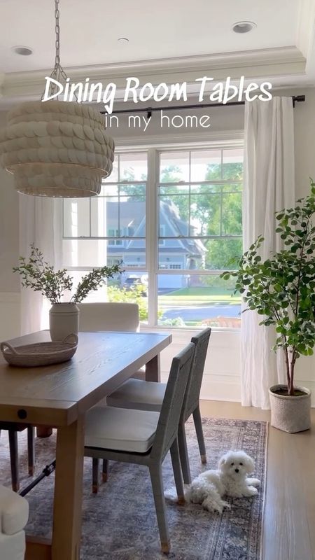 Dining room tables in my home! Love these both so much, I got the same finish Seadrift for both the long dining table and round dining table! Both are extendable! 

(10/1)

#LTKhome #LTKstyletip