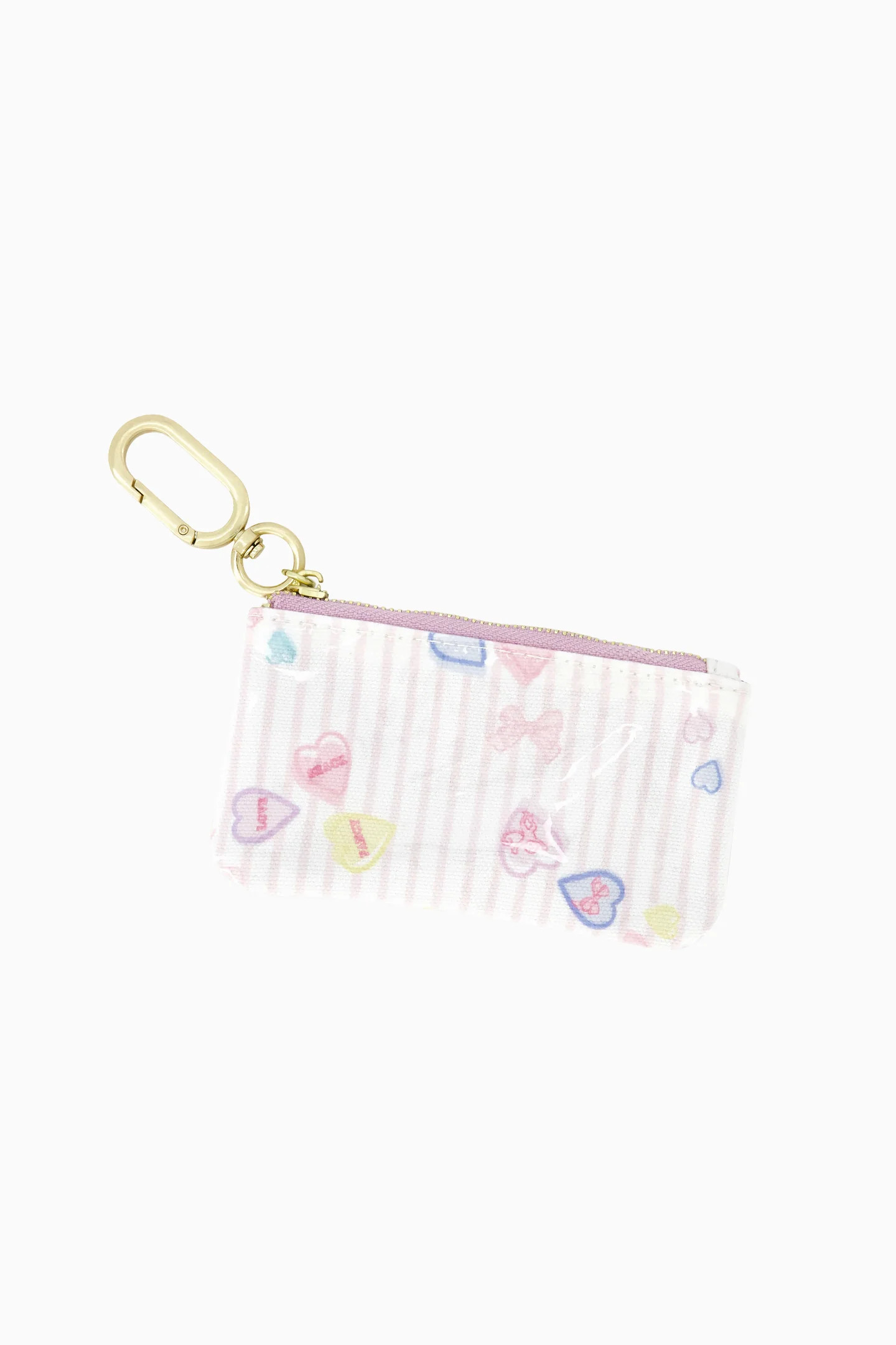 LoveShackFancy x Roller Rabbit Candy Heart Stripe Coin Purse | LoveShackFancy