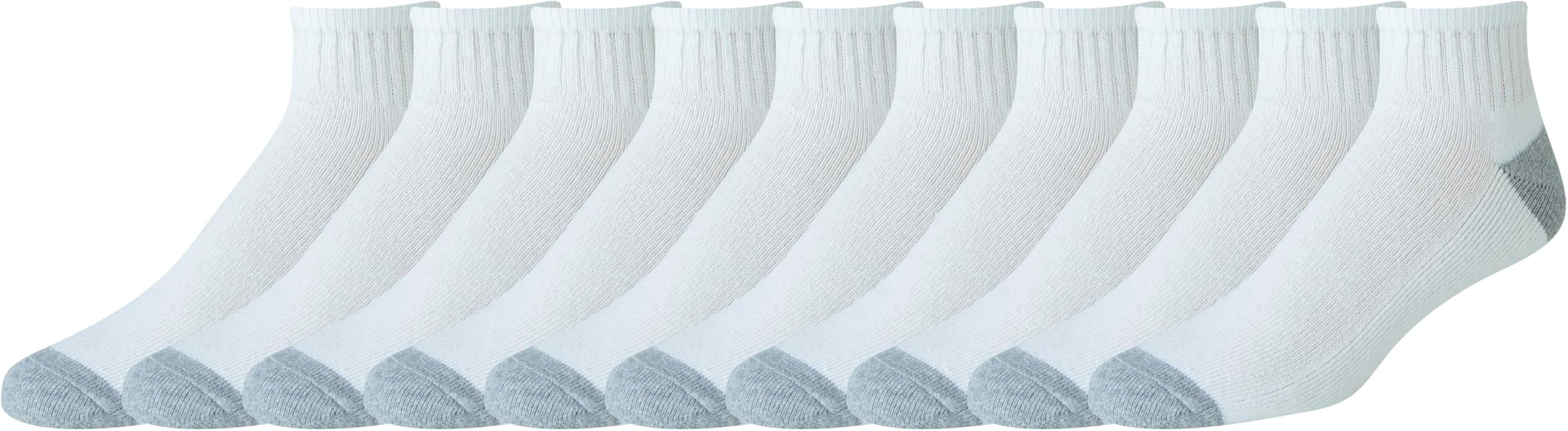 Amazon Essentials Men's Cotton Ankle Socks - Comfortable, Durable, Half-Cushioned, 10 Pairs | Amazon (US)