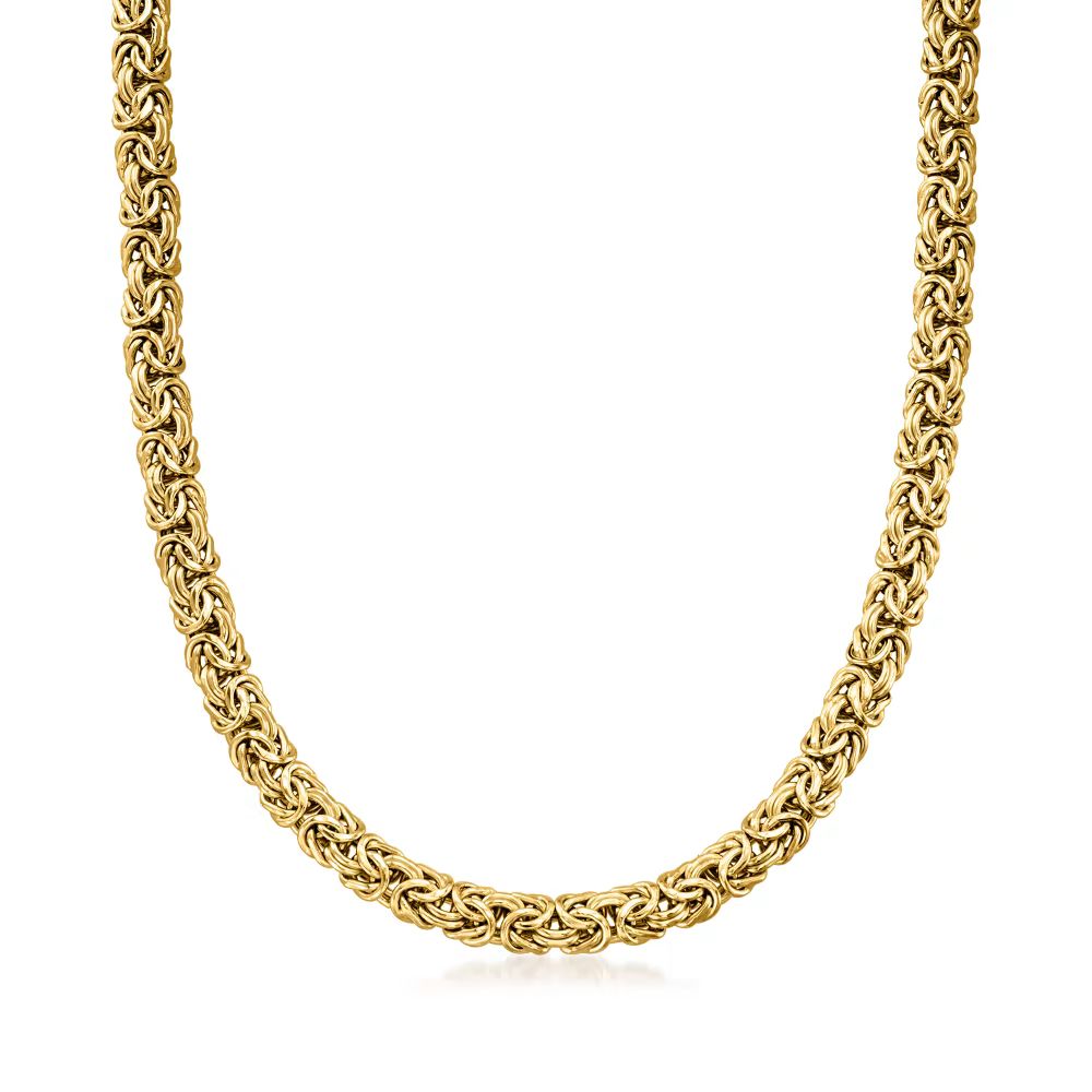 18kt Gold Over Sterling Byzantine Necklace | Ross-Simons