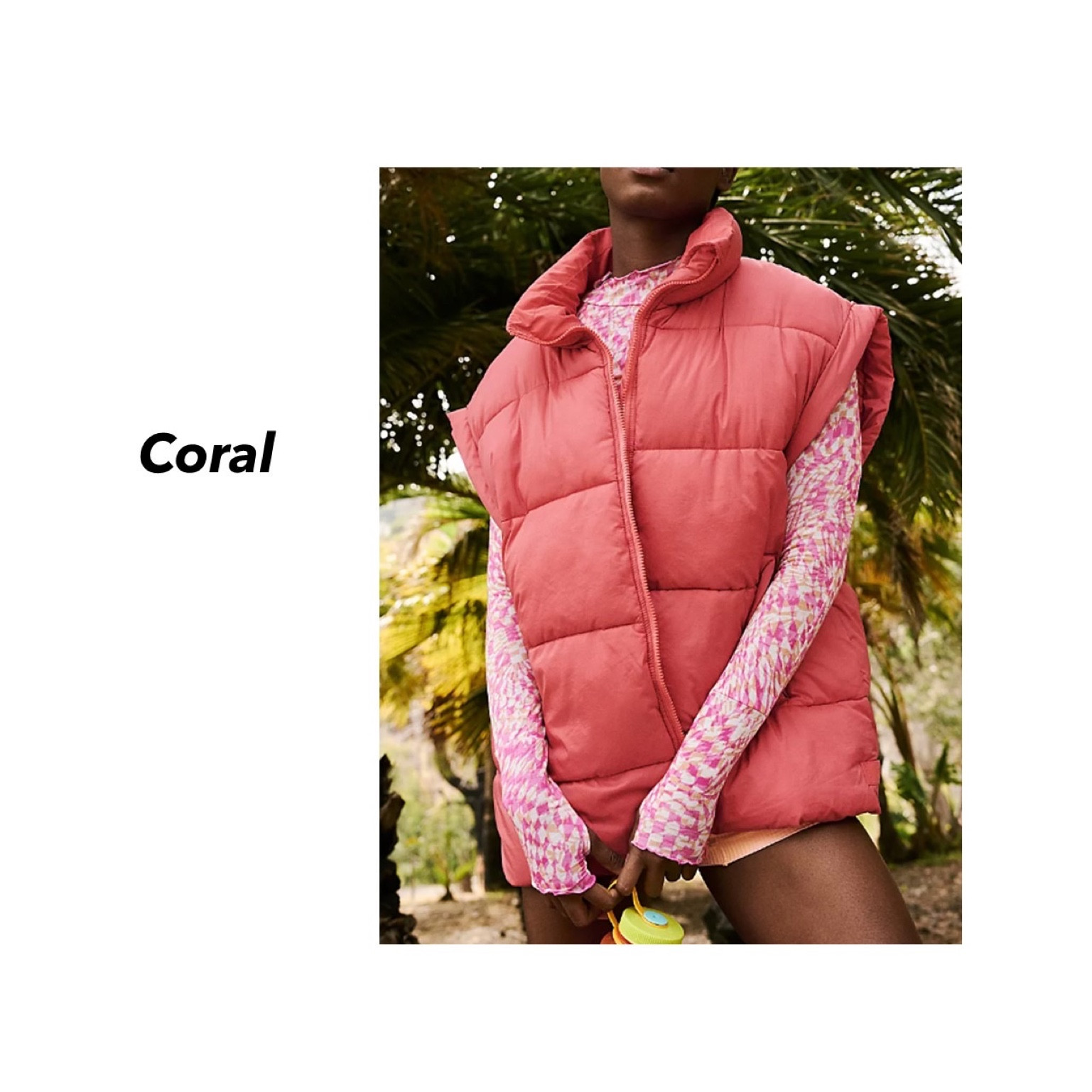 In a Bubble Puffer Vest in ‘coral’ from Free People 

Coral

#LTKFind