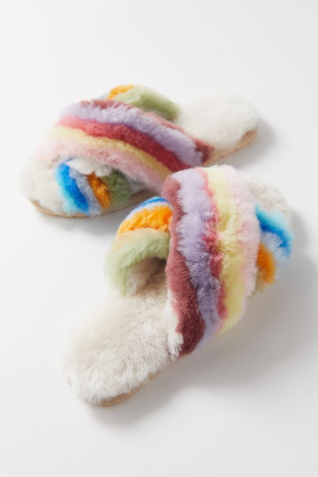 EMU Australia Mayberry Rainbow Slipper | Urban Outfitters (US and RoW)