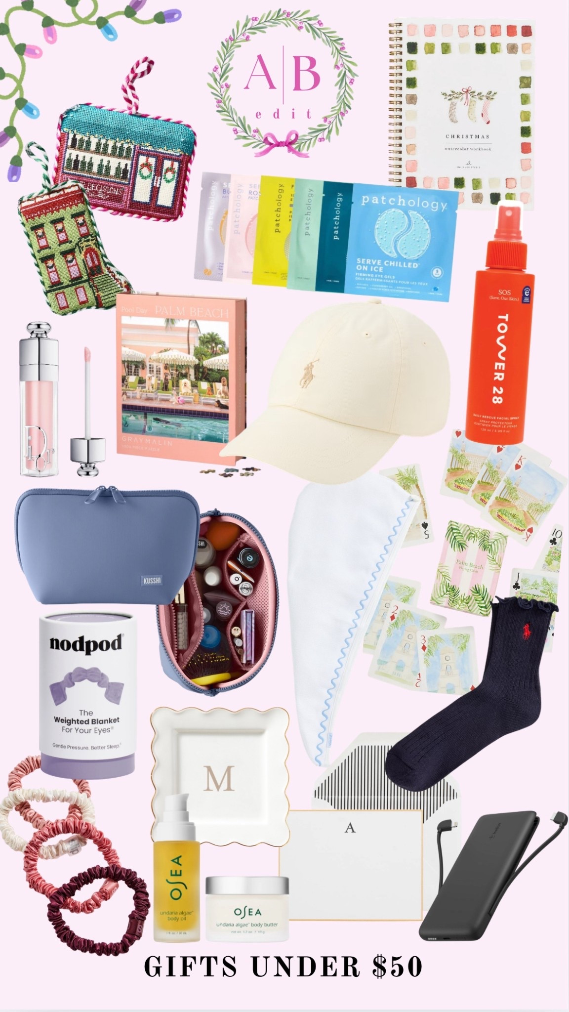 Gifts under $50!!! Perfect for Christmas parties and stocking stuffer ideas! 

#LTKgrwm #LTKGiftGuide #LTKFindsUnder50