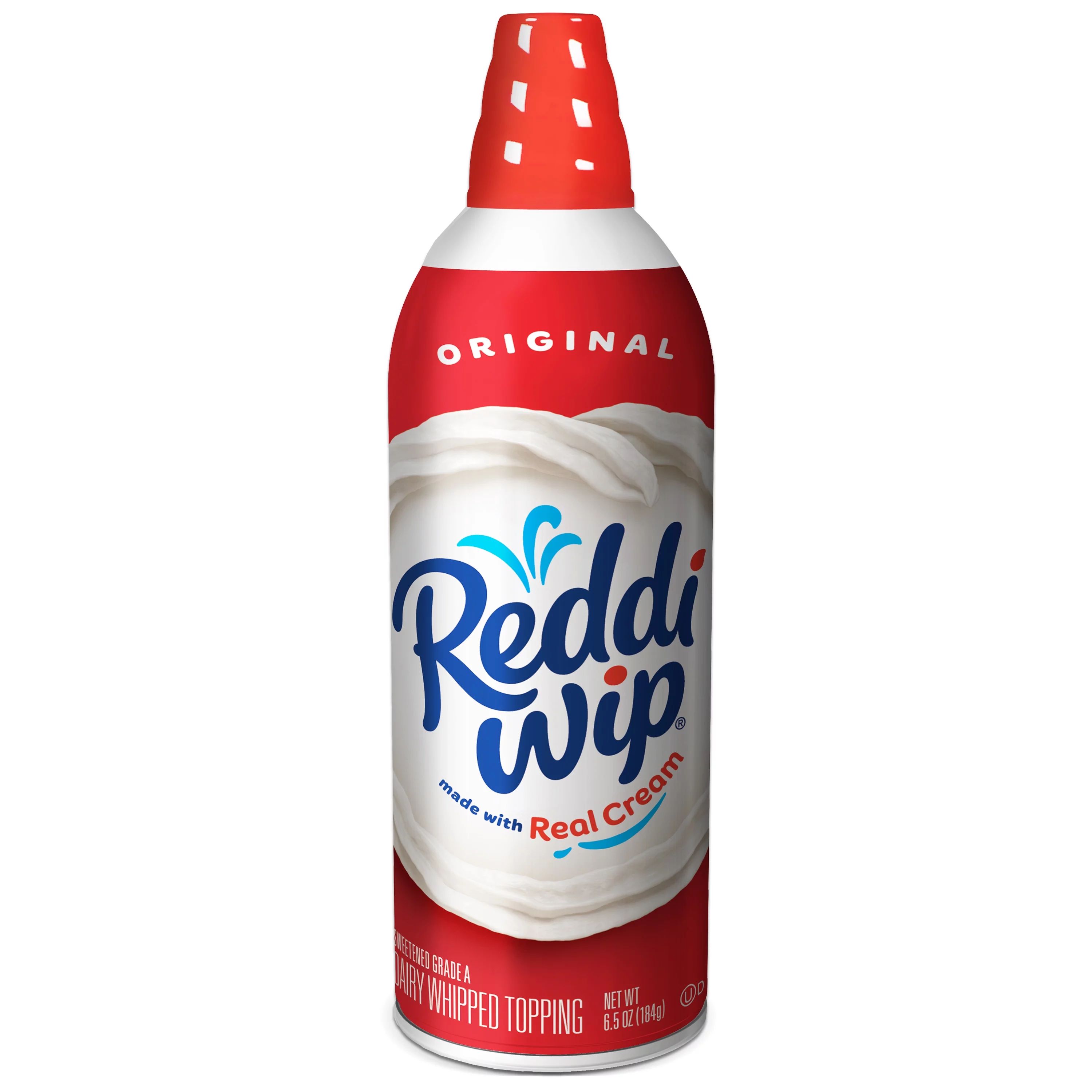Reddi-wip Original Whipped Dairy Cream Topping, 6.5 oz. - Walmart.com | Walmart (US)