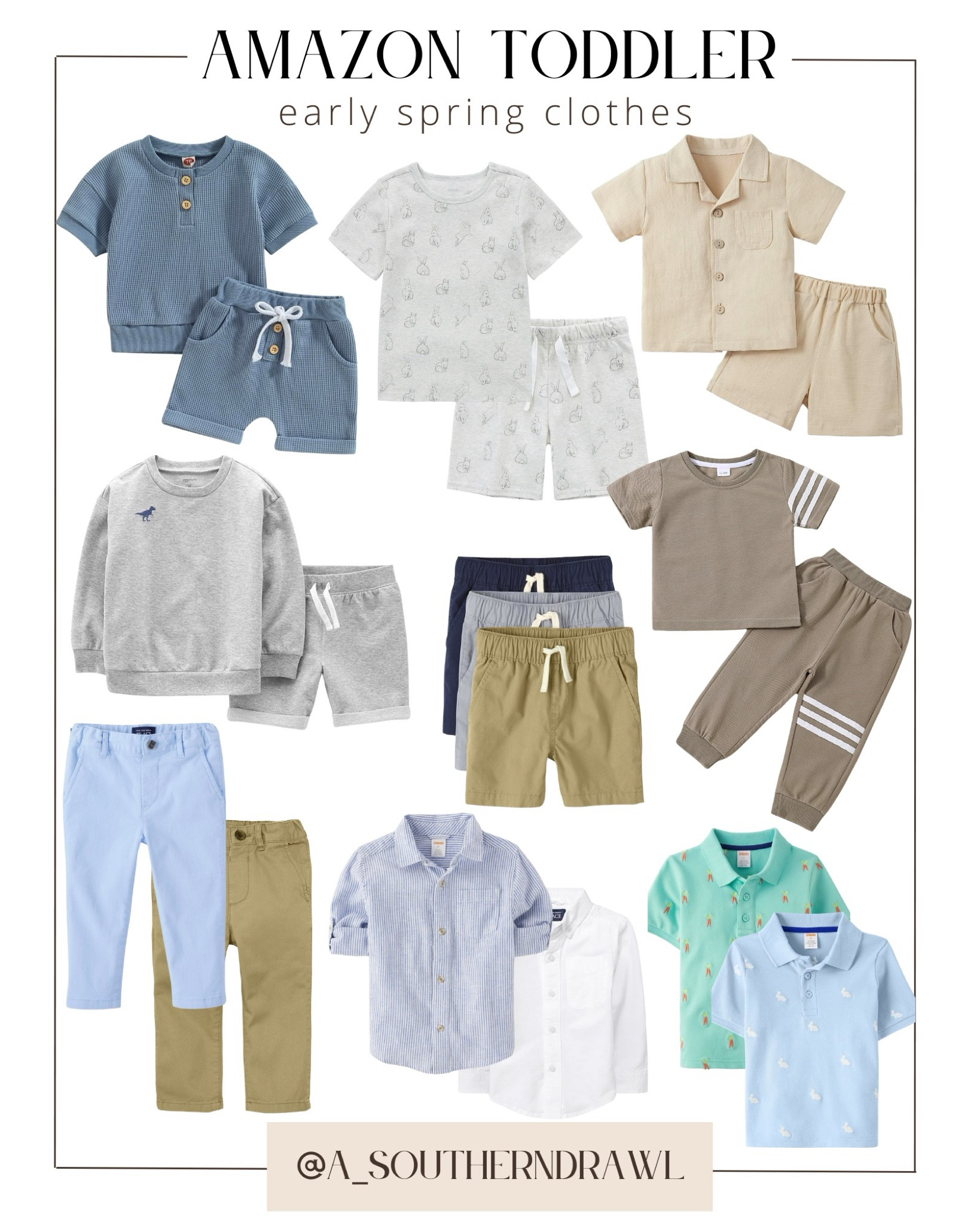 Amazon early spring clothes!

Amazon fashion - amazon kids - toddler clothes - toddler boy - amazon baby - amazon toddler - spring fashion - spring clothes Easter clothes for boys


#LTKstyletip #LTKkids #LTKSeasonal