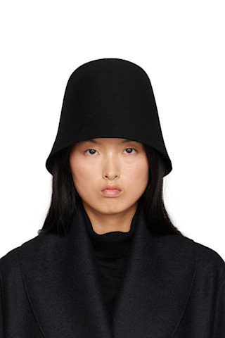 La Collection - Black Madelyn Bucket Hat | SSENSE