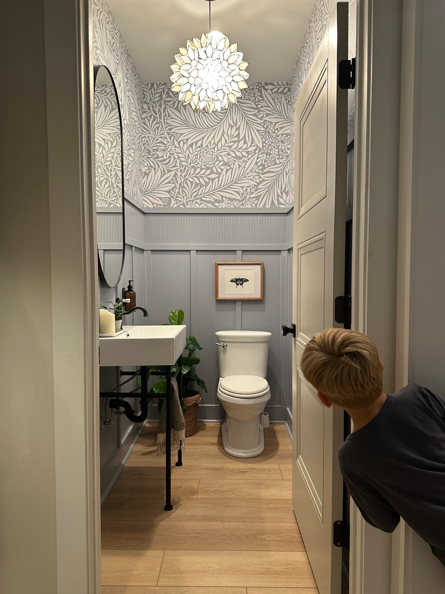 She might be small but she is elegant! Sources for my DIY friendly powder room found here! 

#LTKFamily #LTKHome