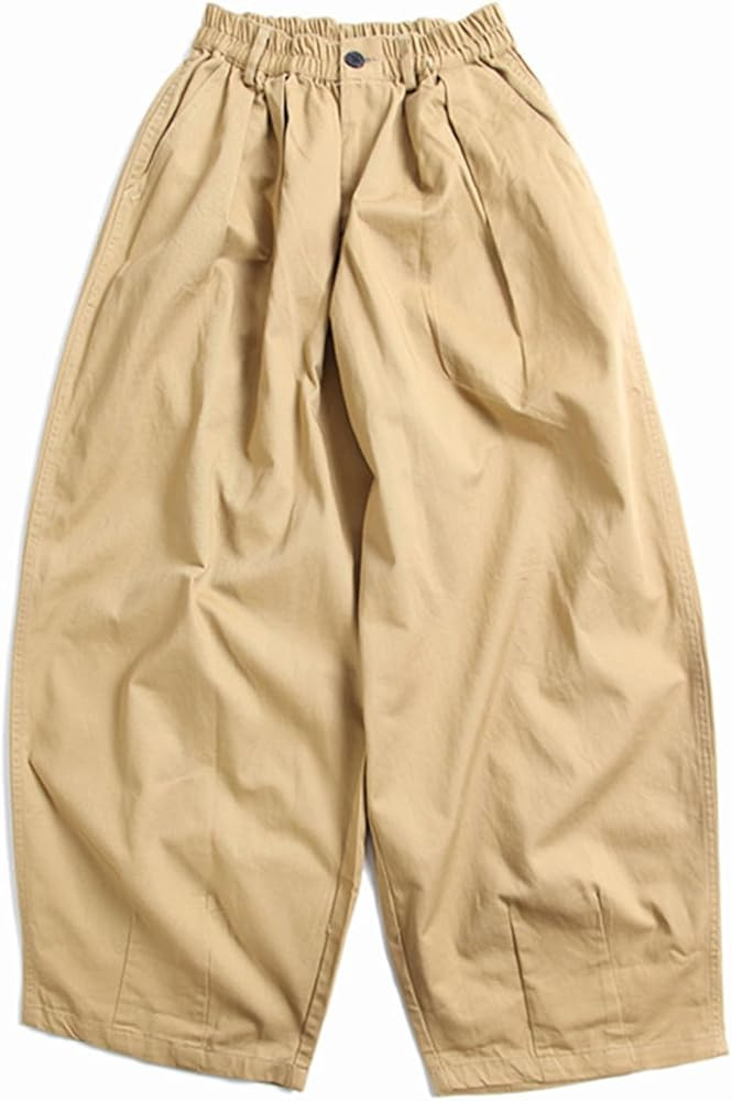 Men's Spring Trousers Casual Pants Loose Wide Leg Pants Overalls Men | Amazon (US)