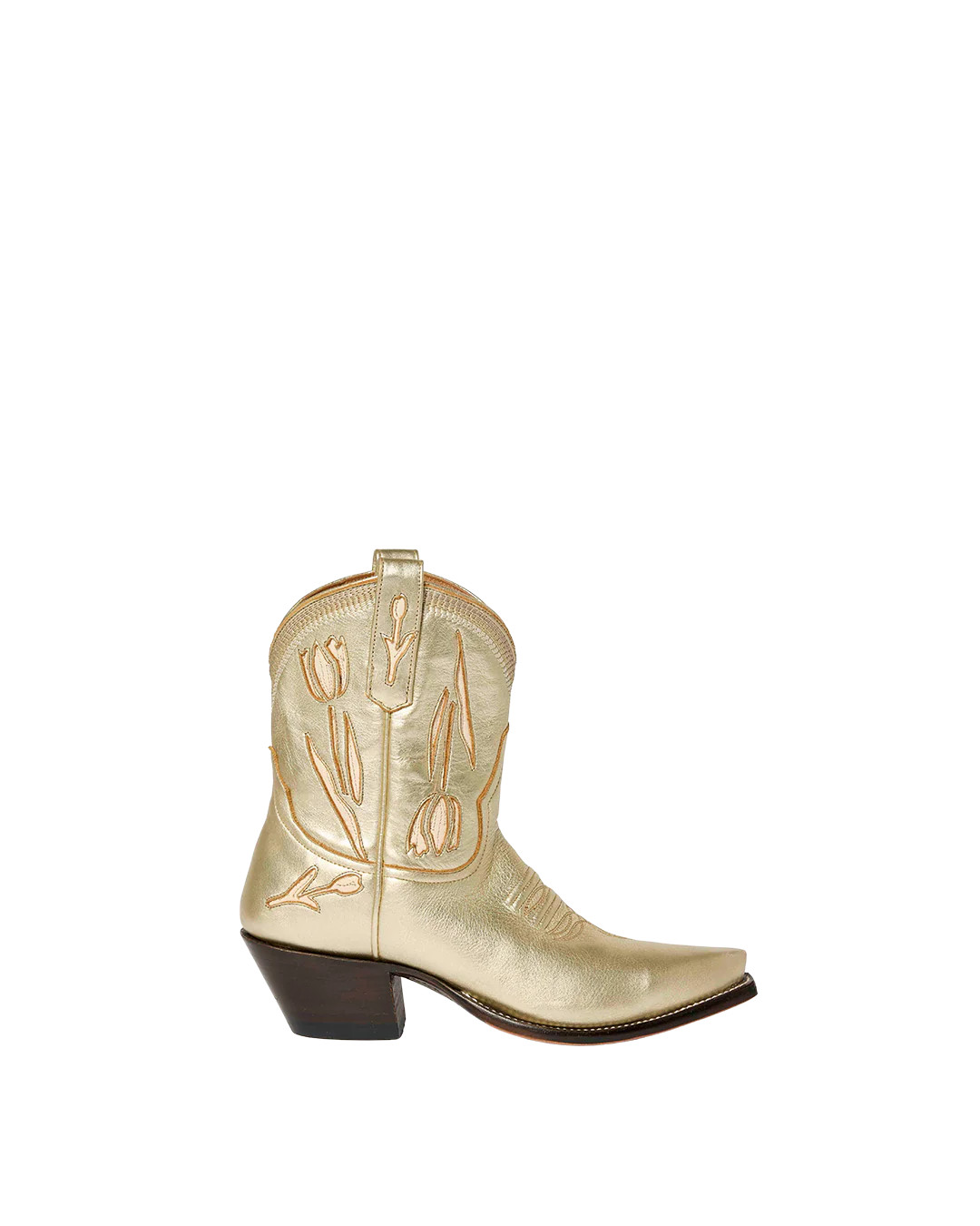 Georgia Metallic Gold | Carolina Herrera | Luxury Women's Fashion Cowboy Boots | Miron Crosby | Miron Crosby