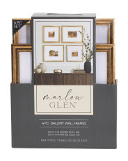 4pc Brass Wall Picture Frame Set | TJ Maxx
