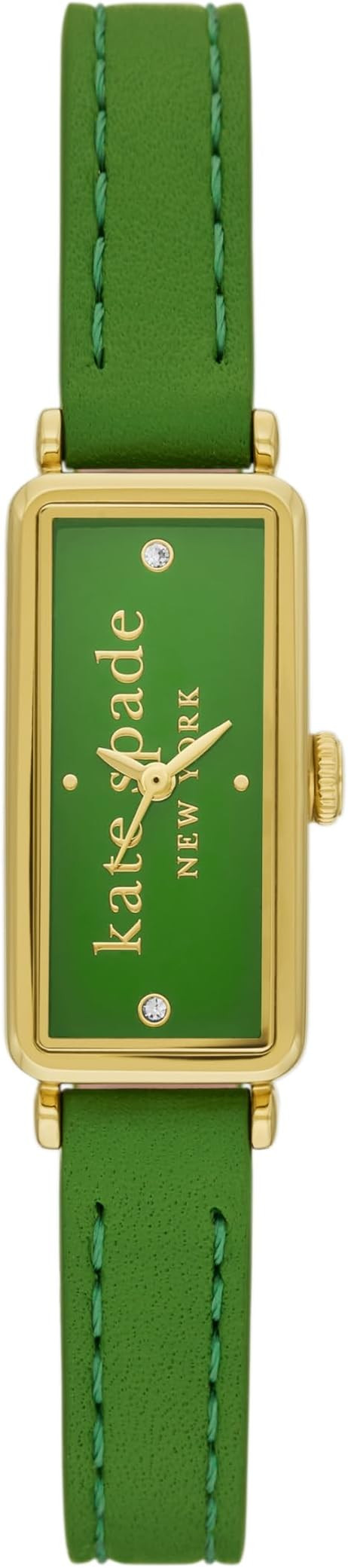 Kate Spade New York Rosedale Rectangular Women's Watch with Stainless Steel Chain Bracelet or Lea... | Amazon (US)