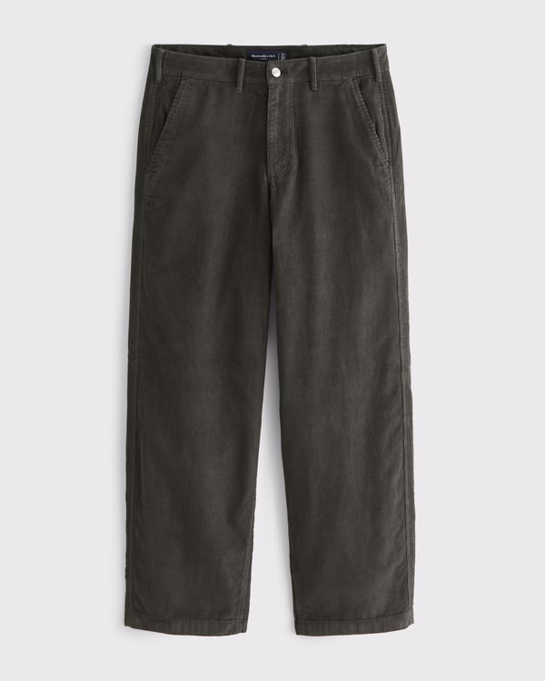 Corduroy Baggy Trouser | Abercrombie & Fitch (US)