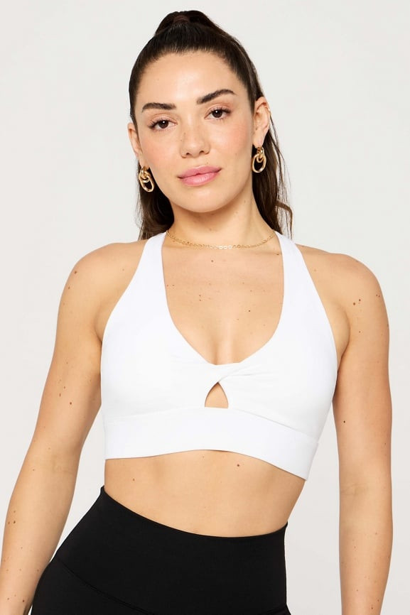 Oasis Twist Medium Impact Sports Bra | Fabletics